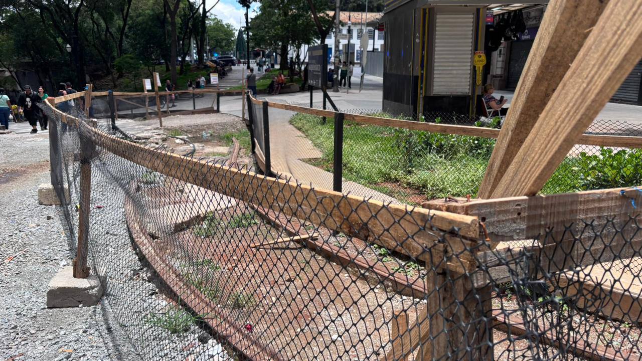 Área arqueológica aberta ao público, com risco de danos aos achados históricos /Crédito: Jonatas Oliveira
