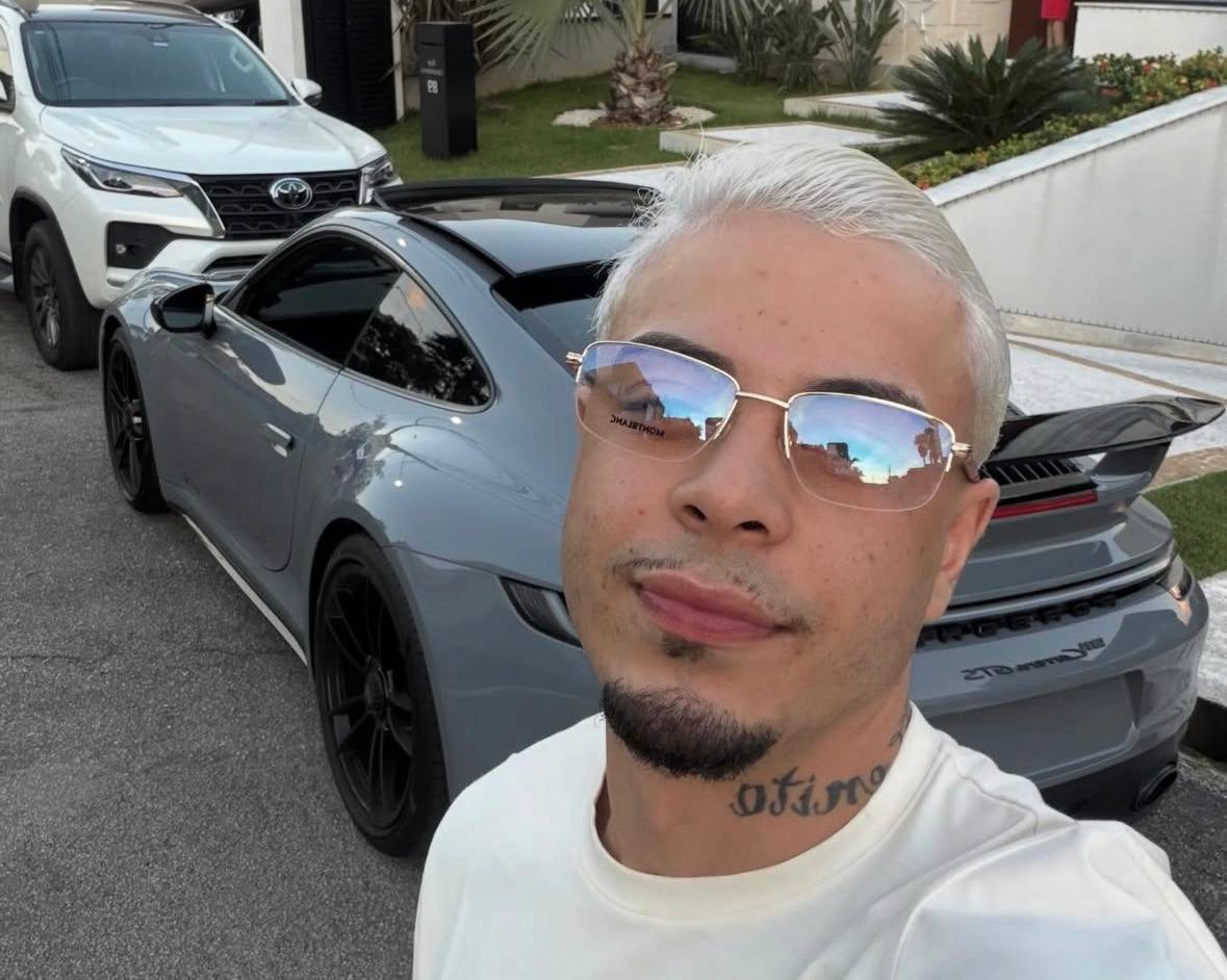 Emerson Teixeira Muniz, conhecido como MC Tuto, tem 25 anos - Reprodução/Instagram