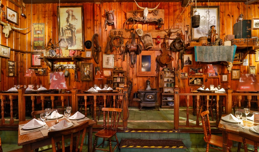 Ambiente interno do restaurante do Villa Country em São Paulo. Foto: Divulgação