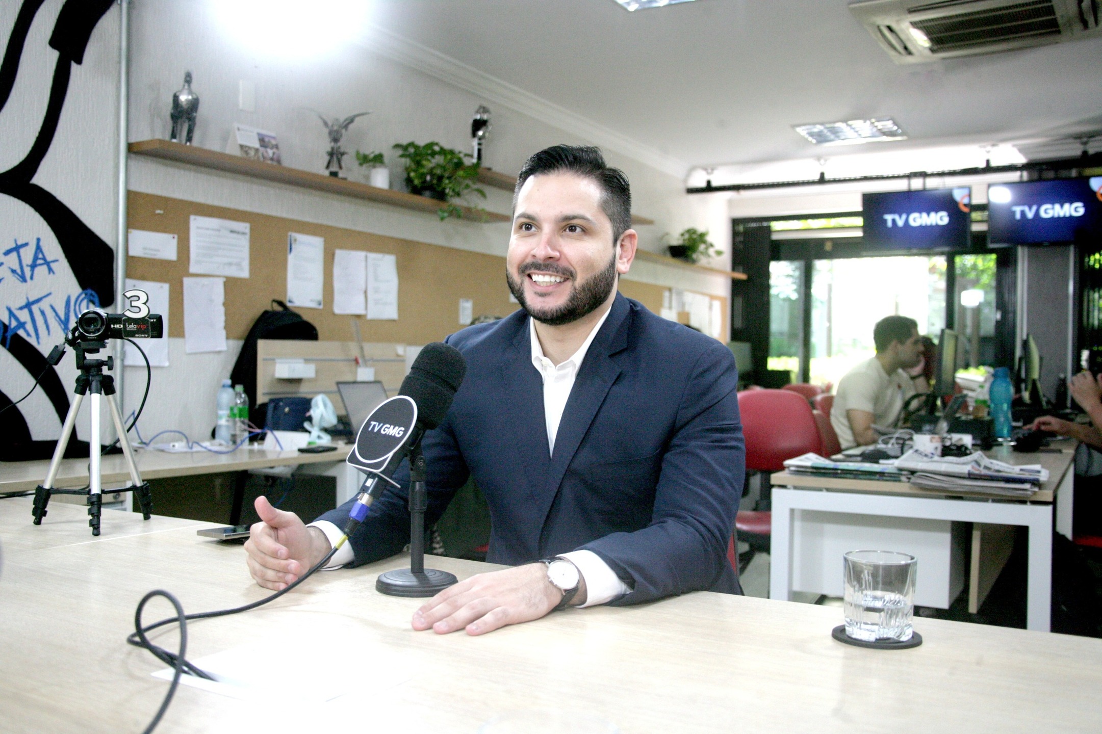 André Vasconcellos, professor da Trevisan Escola de Negócios, concedeu entrevista exclusiva na sede da Gazeta, em Moema, na zona sul da capital paulista.