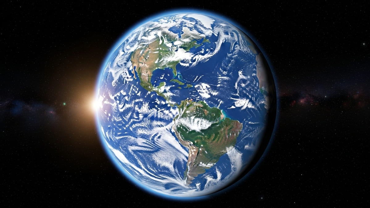 O asteroide Apophis passará perto da Terra em 2029 sem risco de colisão, segundo cientistas - imagem gerada por IA
