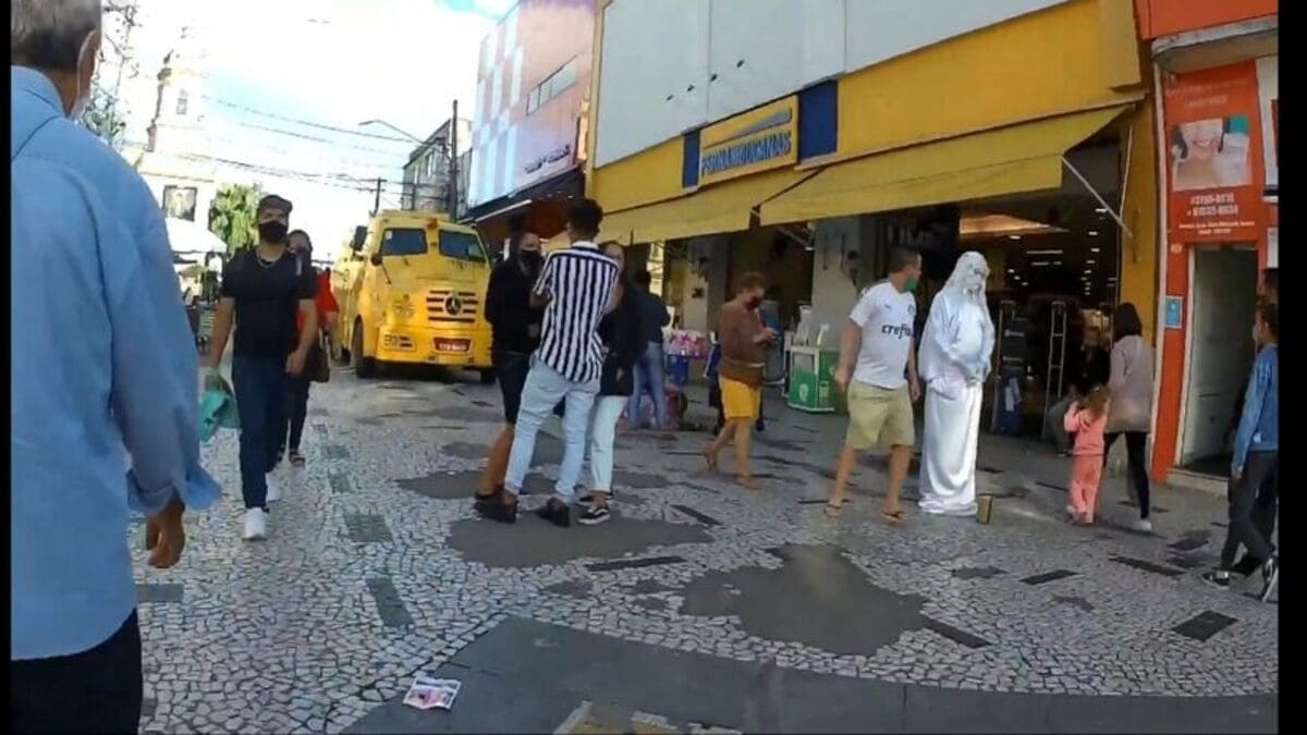 Largo 13 de Maio, tradicional ponto comercial e histórico de Santo Amaro - Reprodução: prefeitura de São Paulo