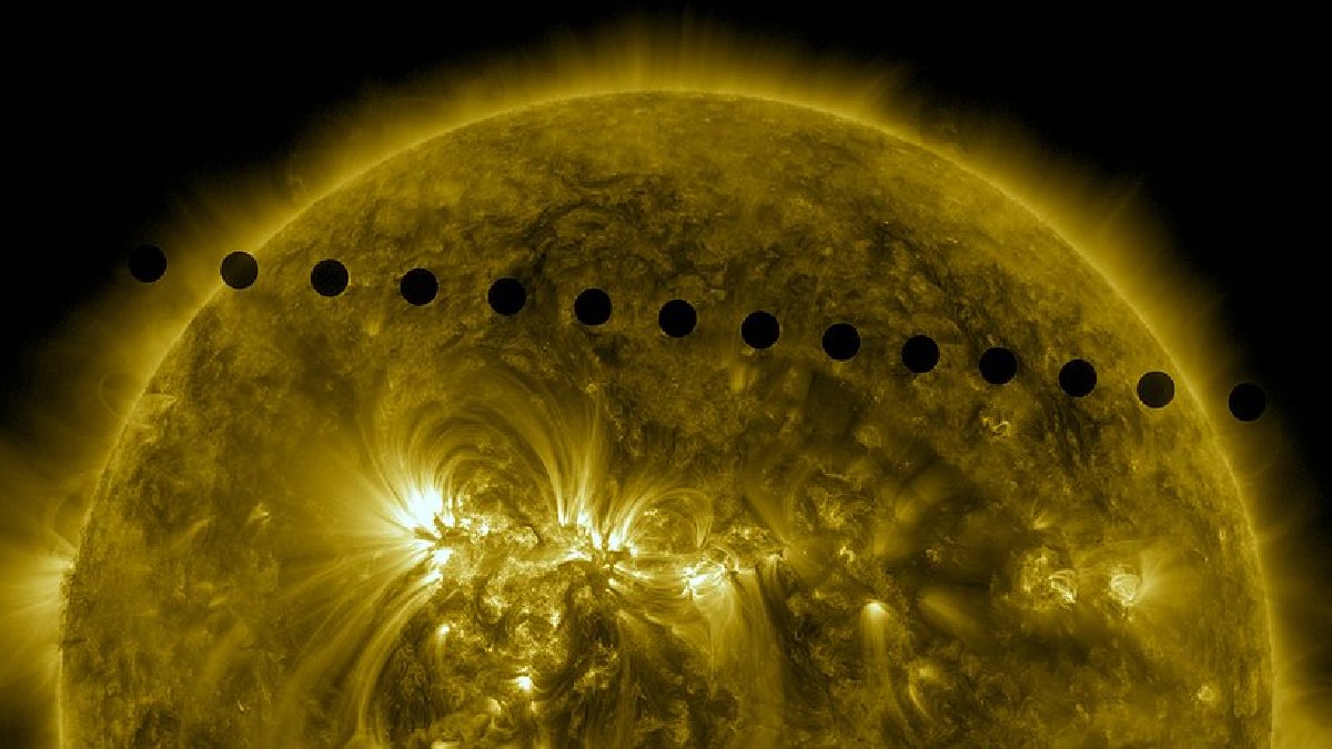 A gravidade mais baixa e a atmosfera extremamente densa de Vênus favorecem a formação de espaços internos mais amplos e estáveis do que os encontrados na Terra (Foto: NASA/SDO, AIA/Wikimedia Commons)