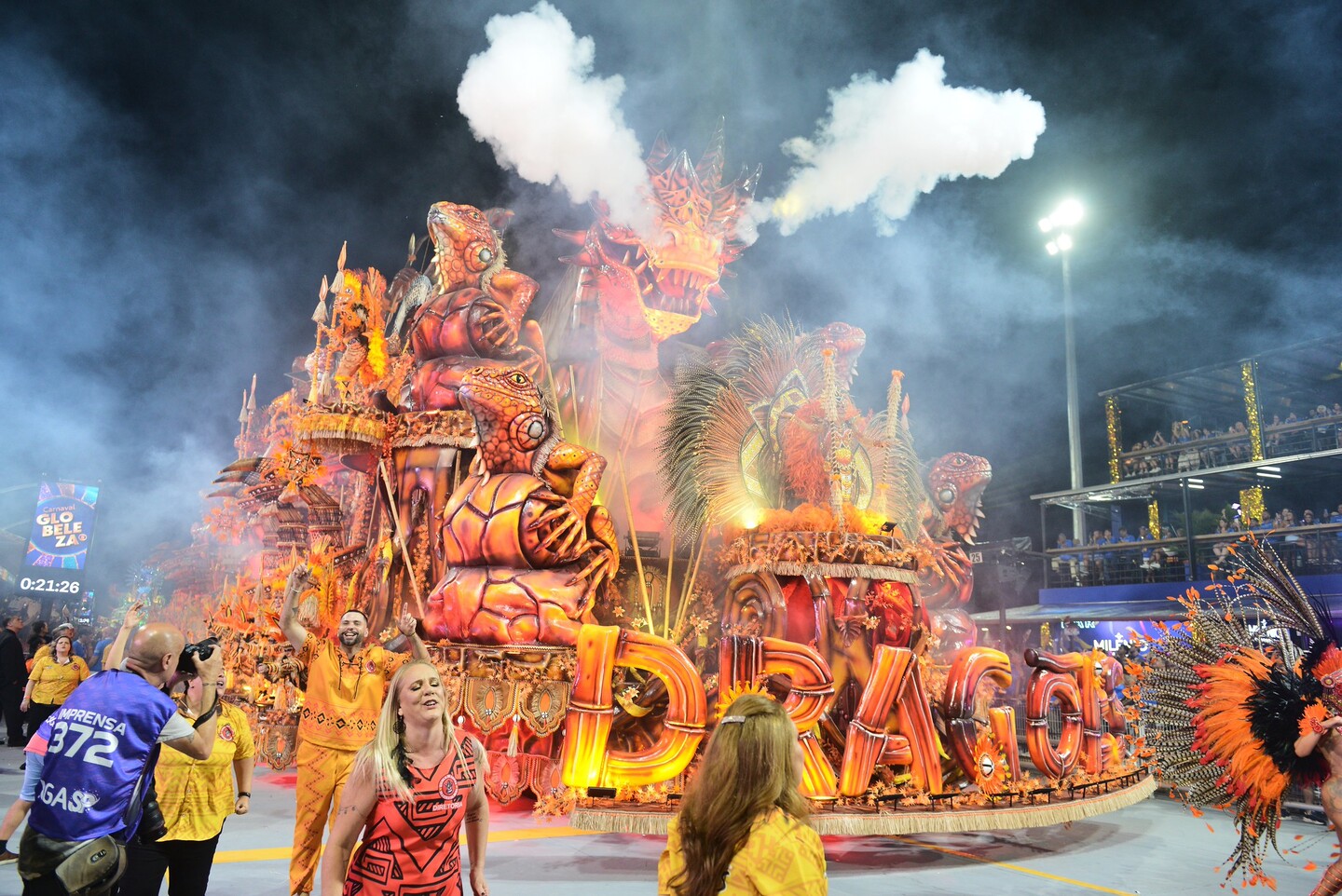 Dragões da Real ainda busca seu primeiro título no Grupo Especial do Carnaval de São Paulo. Foto: Felipe Araújo/Liga-SP