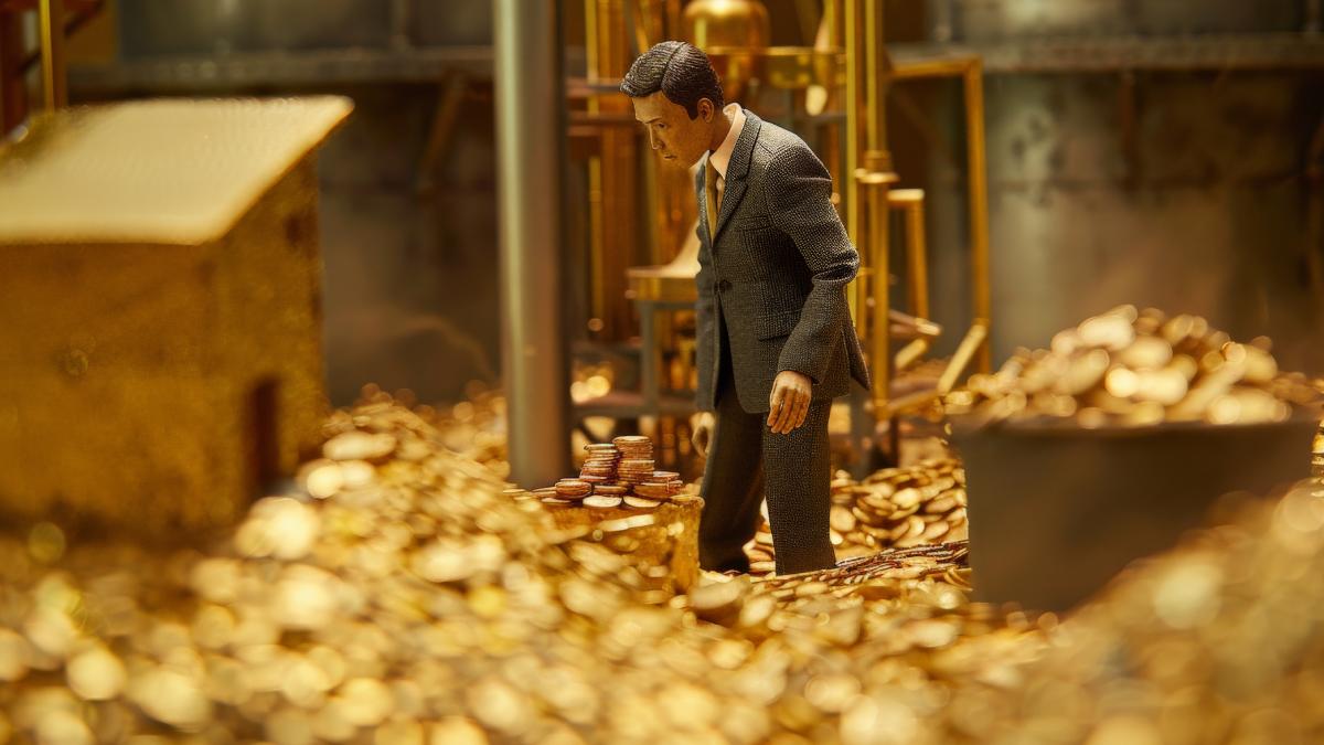 O ouro se comportou como um elemento "siderófilo", ou seja, possui uma afinidade natural com o ferro e, por isso, seguiu o mesmo caminho em direção ao centro.