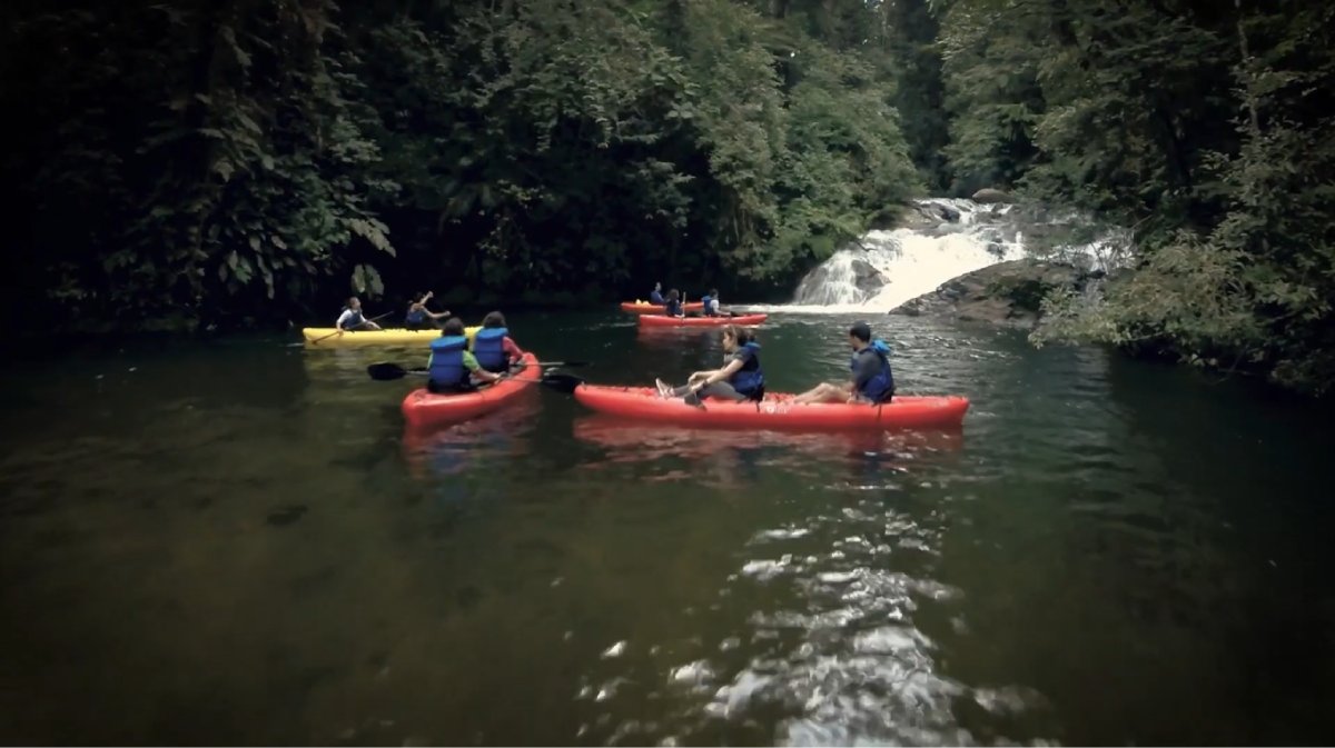 Entre as experiências oferecidas estão trilhas guiadas, passeio de canoa e o Onçafari, que mostra o monitoramento da fauna