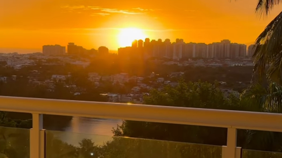 Vista da casa de Xamã no Rio/Reprodução/Instagram