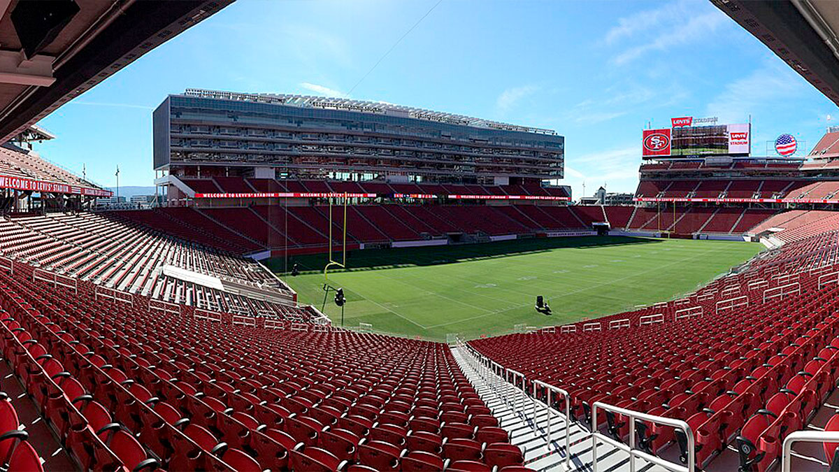 Uma das novas arenas carregadas de sede do torneio, o San Francisco Bay Area Stadium﻿ está localizado na costa oeste da Califórnia e completa os representantes do estado no torneio junto com o Los Angeles Stadium. Divulgação/Chris Martin/Wikimedia Commons