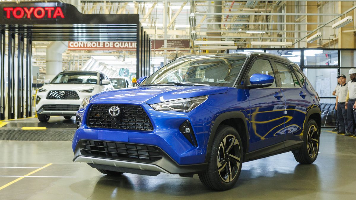 Toyota do Brasil deu início à produção do novo Yaris Cross em sua fábrica de Sorocaba (SP)