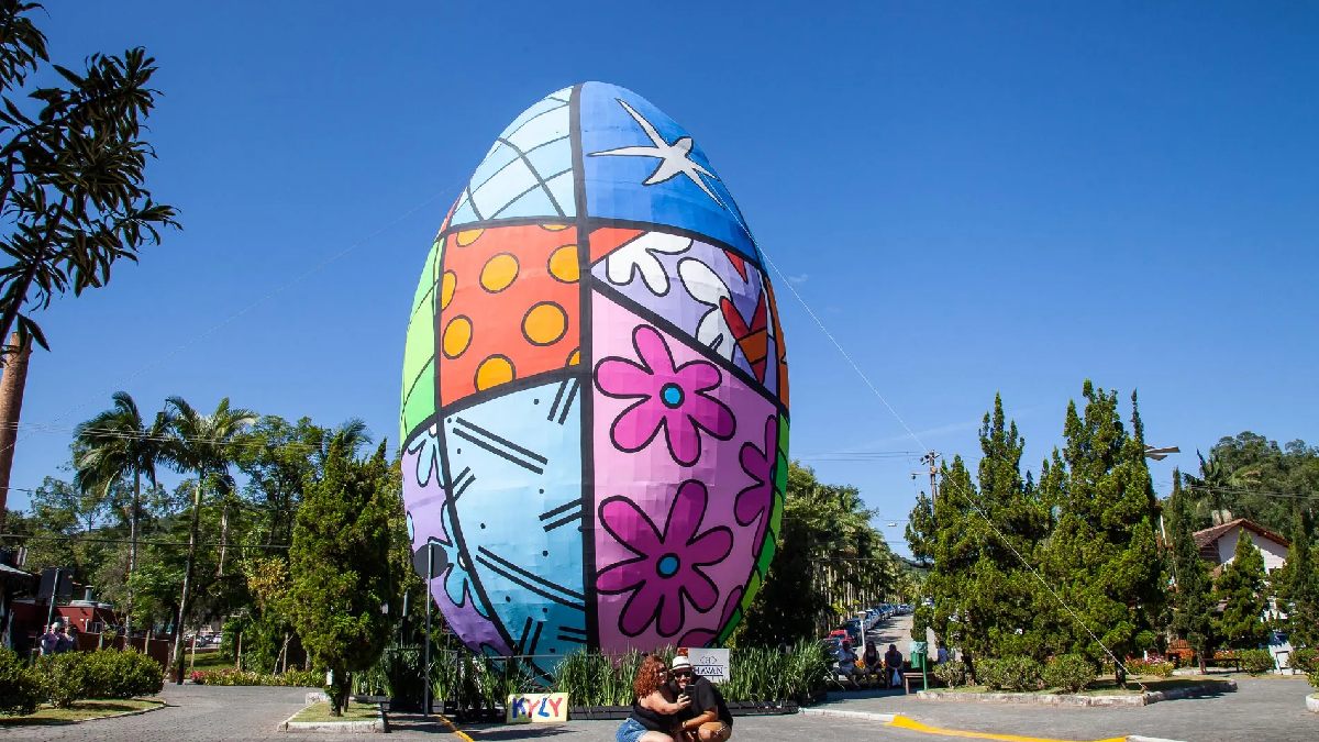 Osterfest 2026 é considerada a maior festa de Páscoa do Brasil. Foto: Divulgação/Visite Pomerode