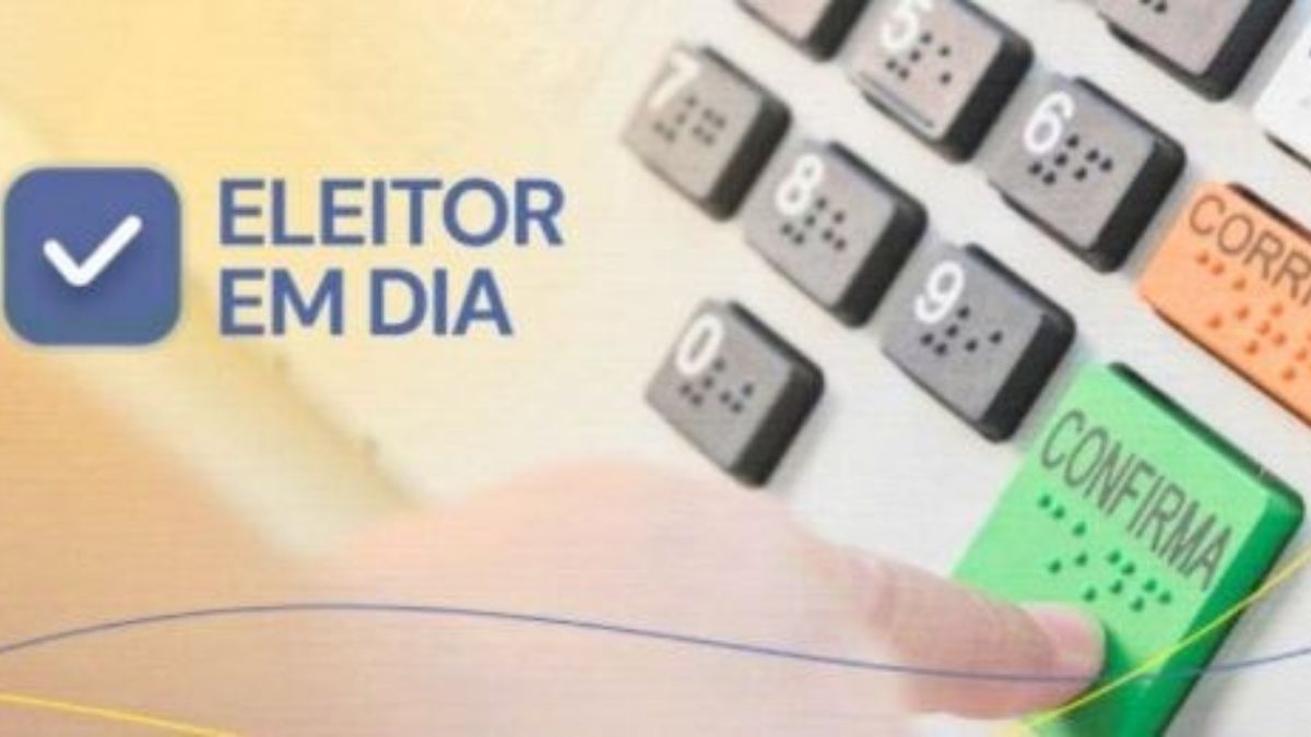 Eleitor em dia. Reprodução/TRE-MG
