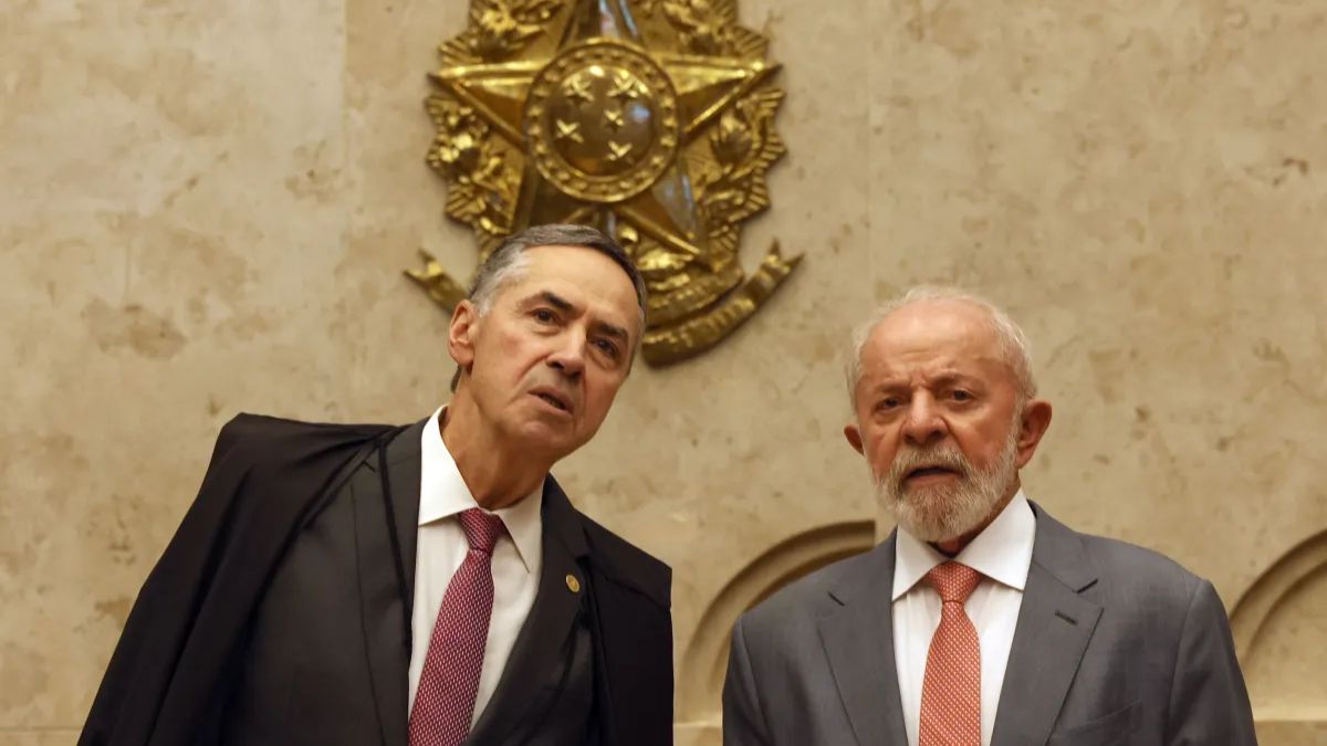 Luís Roberto Barroso e Luiz Inácio Lula da SIlva. Antônio Cruz/Agência Brasil