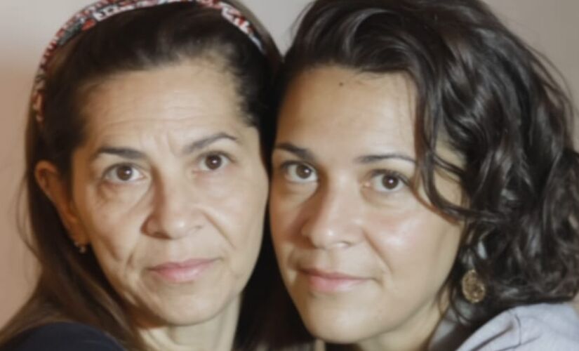 Ivanise com a sua Fabiana, em progressão no tempo com IA feita por um perito forense/Divulgação