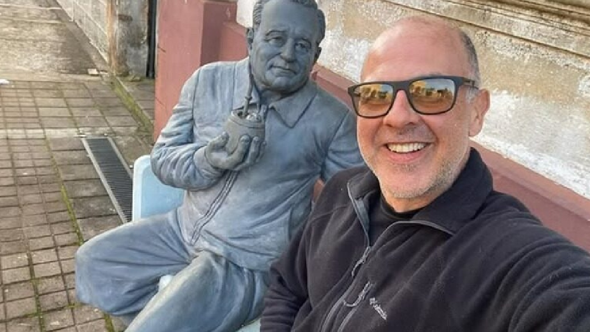 Aurélio Magalhães durante passagem pelo Rio Grande do Sul.