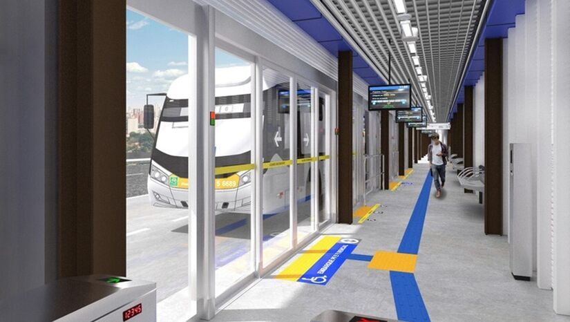 Projeto gráfico do BRT Aricanduva/Divulgação
