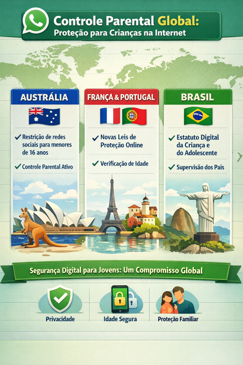 Infográfico | Comparação de segurança digital