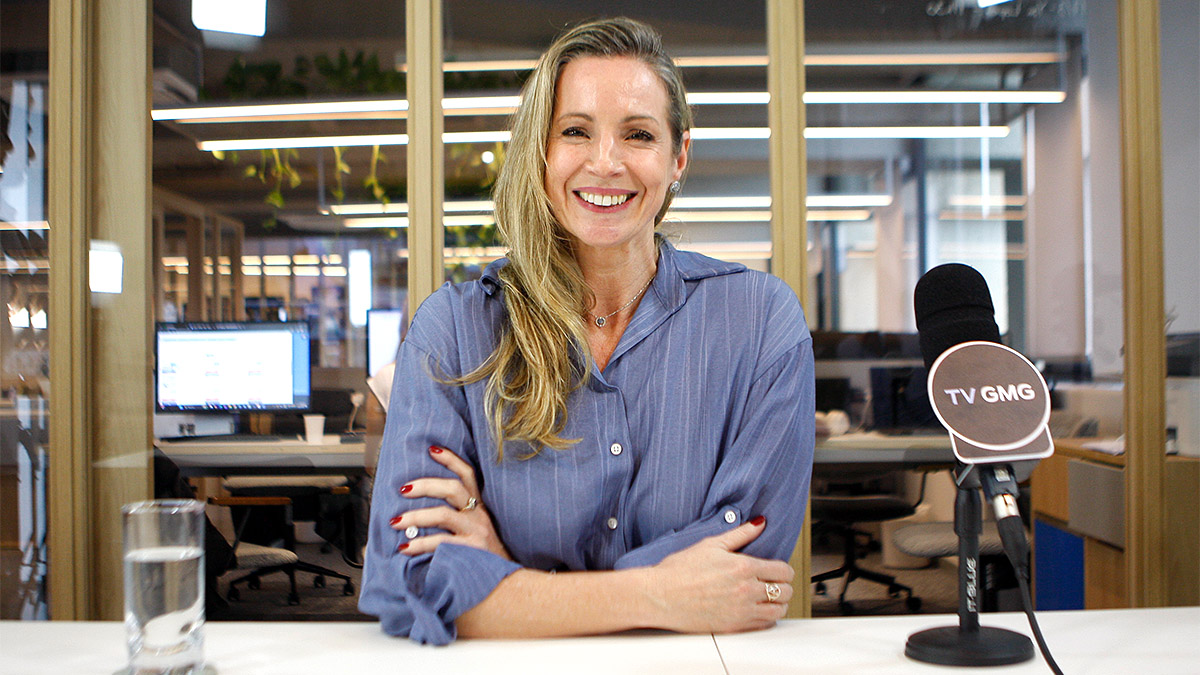 Aline Goettert destaca avanço dos suplementos com foco em saúde durante entrevista exclusiva à Gazeta. Fotos: Yuri Villaça/Gazeta de S. Paulo