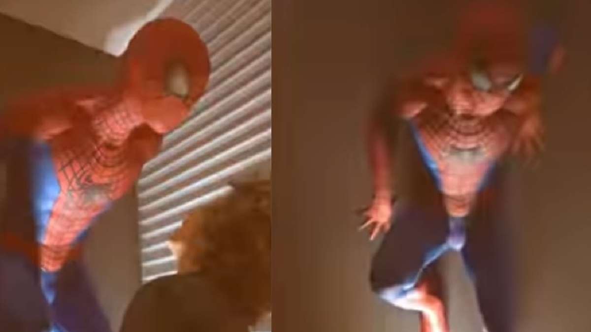 No entanto, um detalhe surpreendente rompe a sobriedade da sala de estar: uma estátua em tamanho real do Homem-Aranha, que se tornou uma das marcas registradas da decoração e reflete o estilo pessoal do apresentador. - (Fotos: Reprodução)