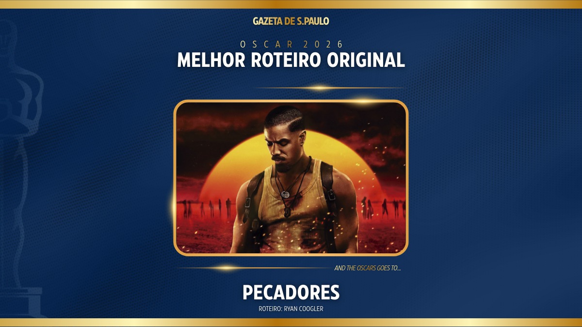 Pecadores foi o filme que levou a estatueta de Melhor Roteiro Original para casa. Arte/Gazeta de S.Paulo