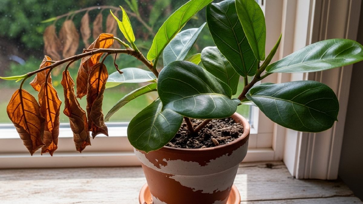 Plantas com folhas amareladas podem indicar deficiência na absorção de nutrientes pelas raízes. Foto: Ilustração/Gazeta e S. Paulo
