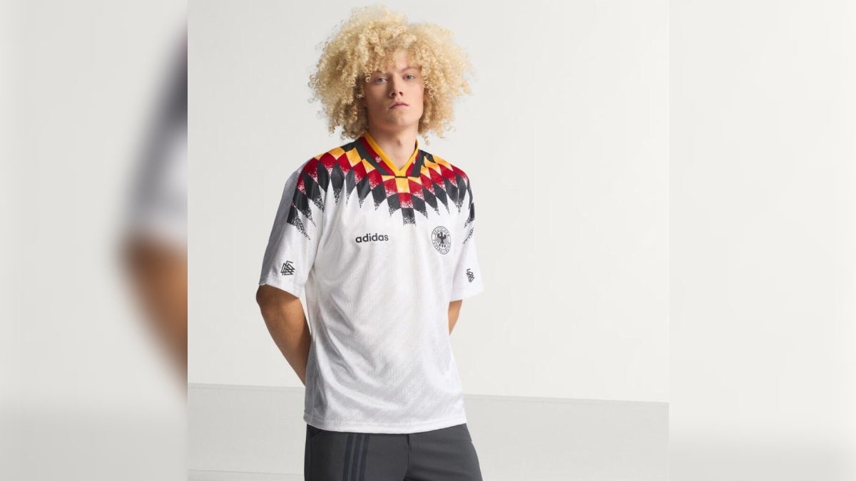 Camisa da Alemanha inspirada na temporada 1994. Fotos: Divulgação/Adidas