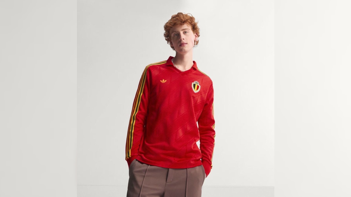 Camisa da Bélgica inspirada na temporada de 1986