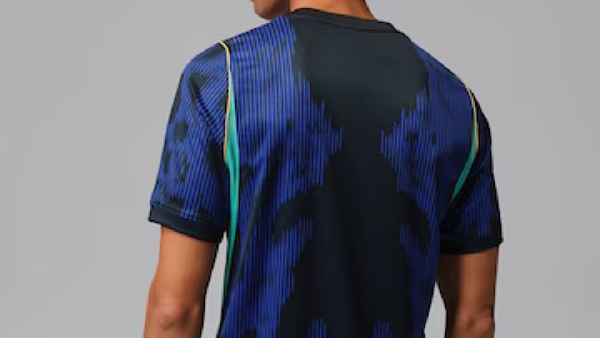 O uniforme azul foi apresentado na última quinta-feira (12/3) pela Nike, em um evento promovido em São Paulo/Divulgação/Nike