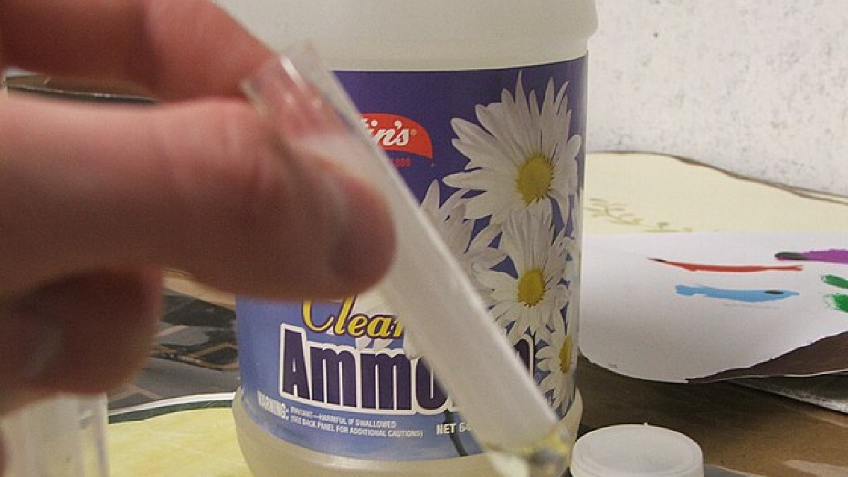 O uso de amônia e derivados, como o amoníaco (hidróxido de amônia), deve ser feita com cautela, pois a substância libera gases tóxicos se acumulados em grandes quantidades