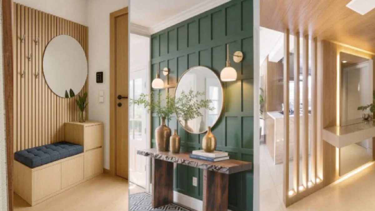 As zonas de pouso podem ser integradas para o estilo de decoração de cada casa