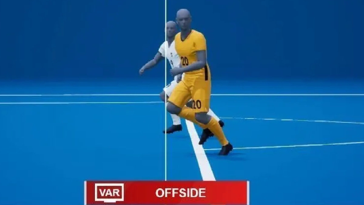 O corte do processo analógico de arrastar as "linhas de impedimento" no monitor encurta drasticamente a paralisação - (Divulgação/Fifa)