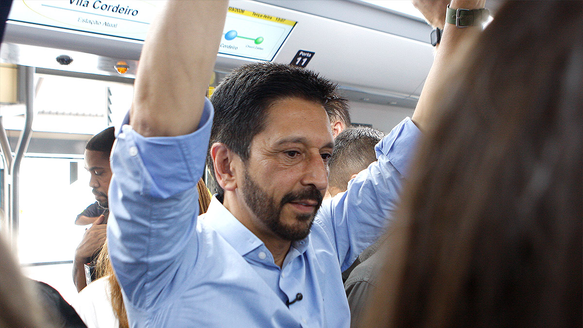 Nunes participou da viagem inaugural da linha/Yuri Villaça/Gazeta de S.Paulo