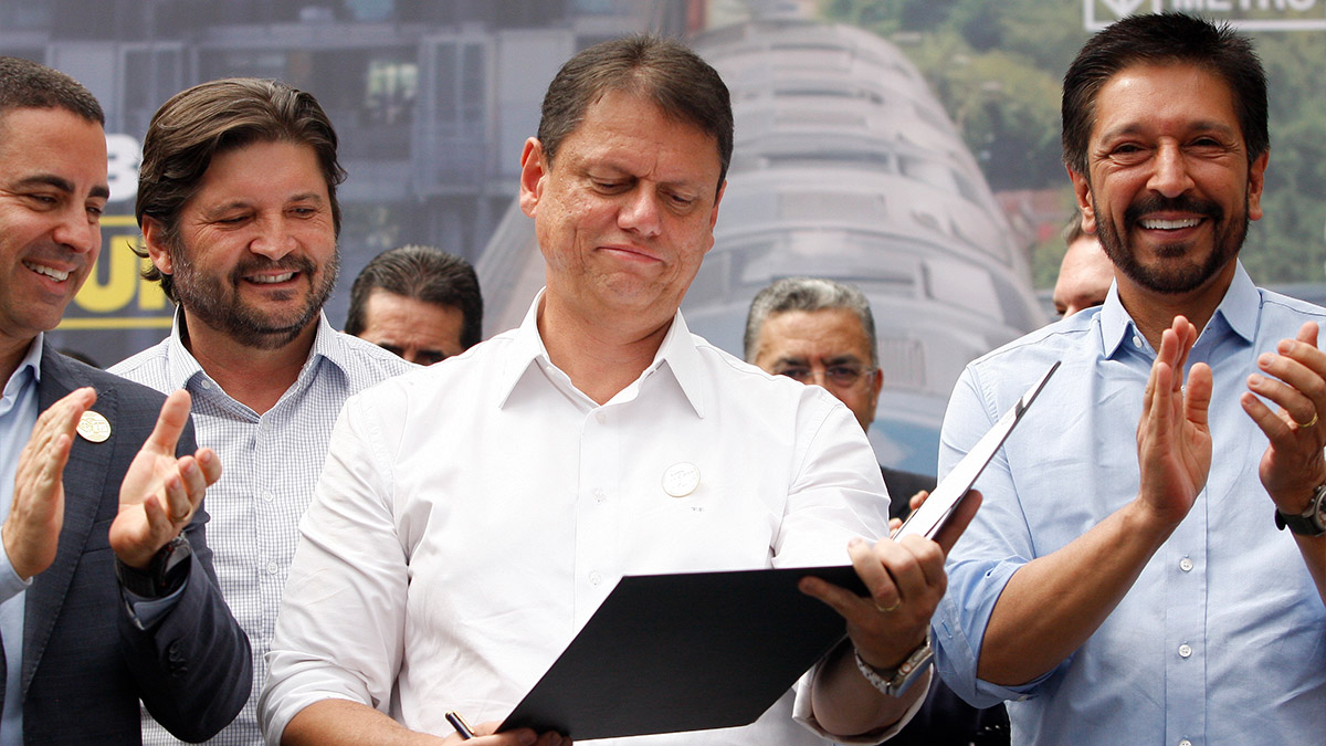 André do Prado, presidente da Alesp, também participou da cerimônia/Yuri Villaça/Gazeta de S.Paulo