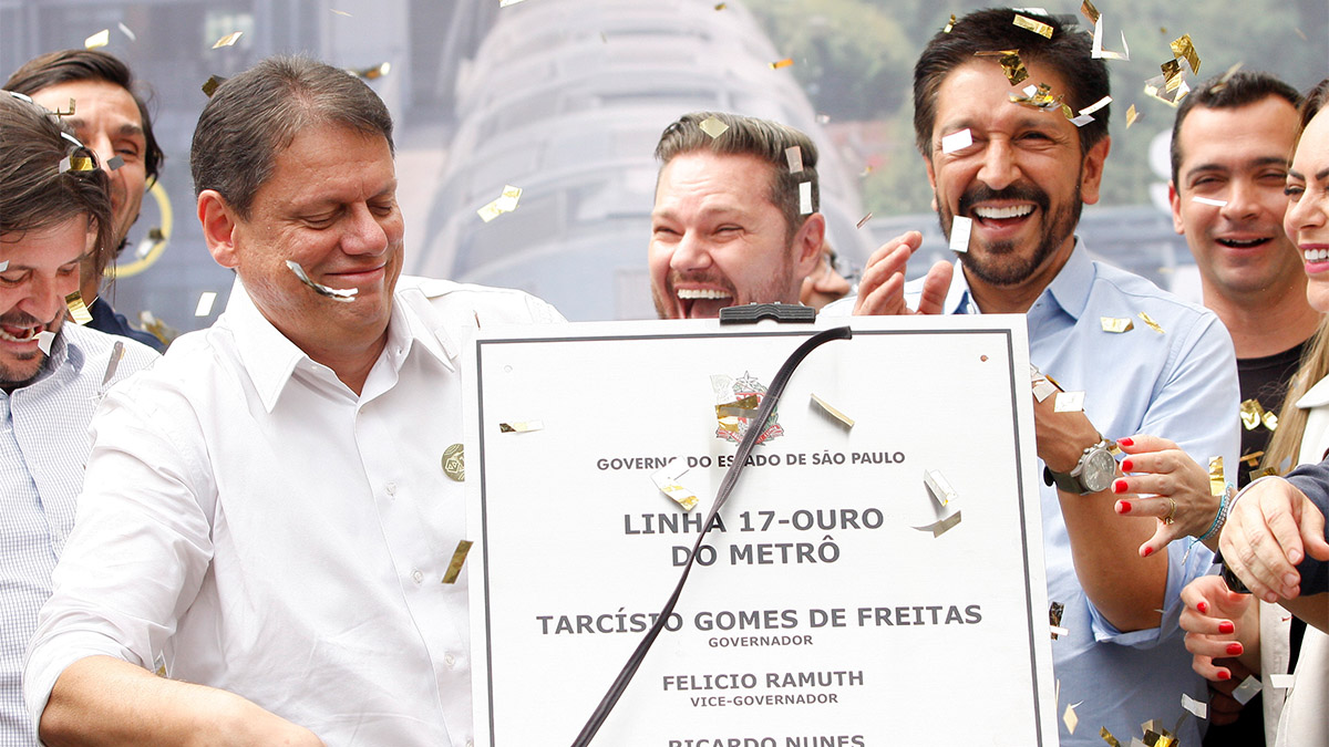 Momento do início oficial da operação da Linha 17-Ouro, na zona sul/Yuri Villaça/Gazeta de S.Paulo