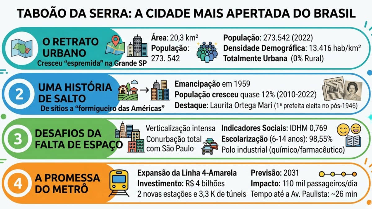 Infográfico Taboão da Serra