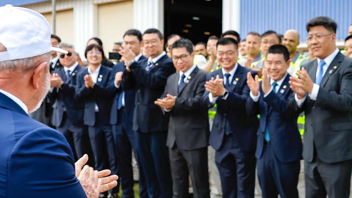 Lyla anunciou a instalação de uma fábrica de trens da empresa chinesa CRRC Brasil Equipamentos Ferroviários em Araraquara/Ricardo Stuckert/PR