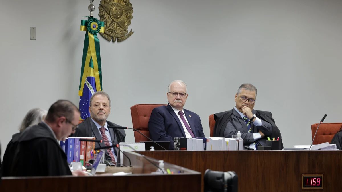 Ministros da Primeira Turma do STF. Gustavo Moreno/STF