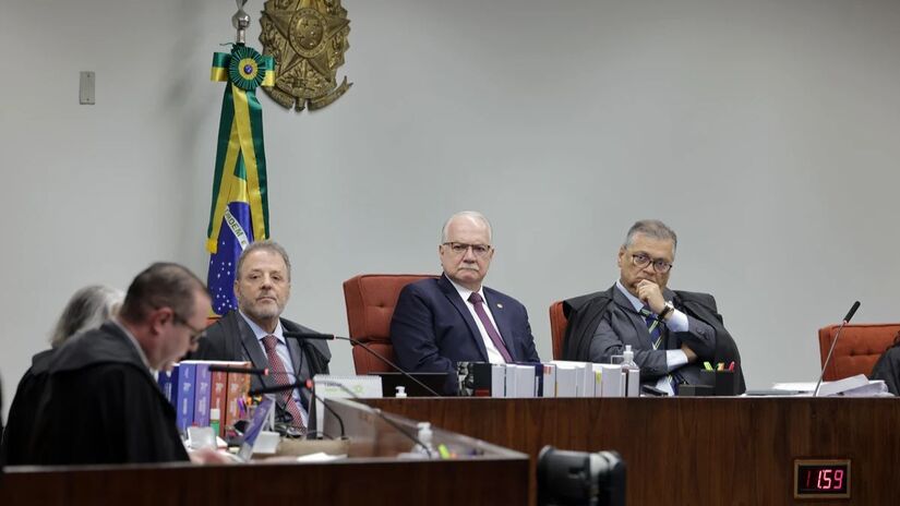 Ministros da Primeira Turma do STF. Gustavo Moreno/STF