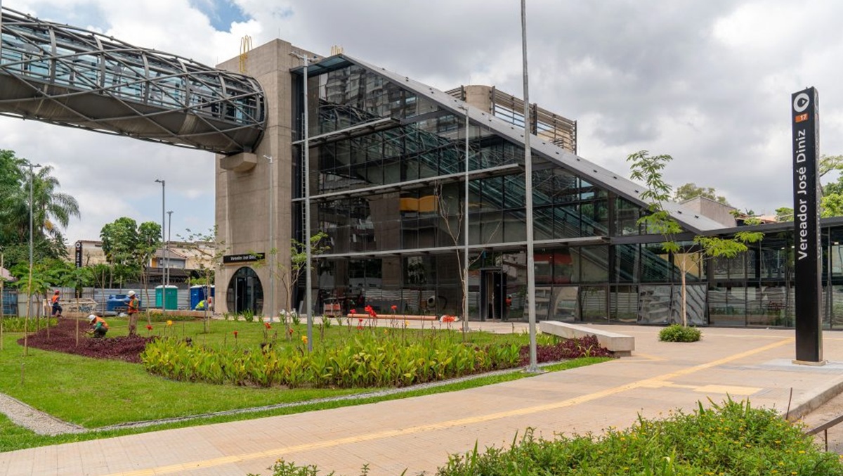 O primeiro trecho da Linha 17-Ouro vai ligar o Aeroporto de Congonhas à rede metroferroviária/Divulgação/Governo de SP
