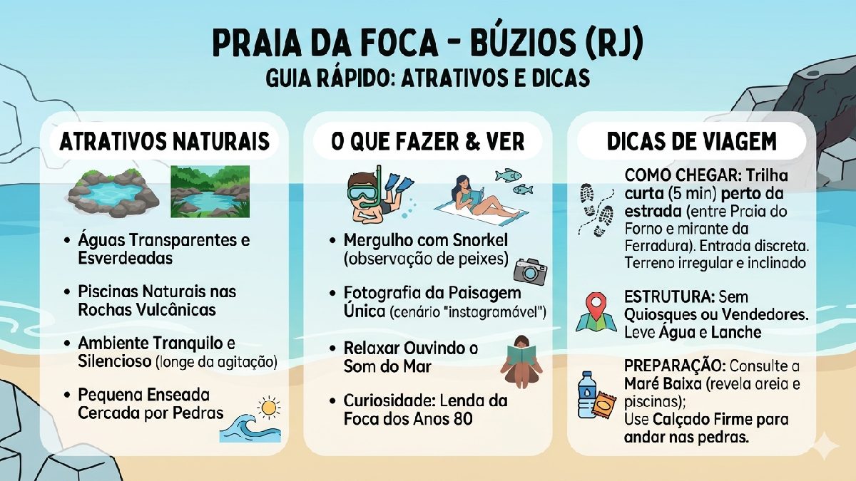 Conheça Praia da Foca, escondida em meio ao agito de Búzios (RJ)