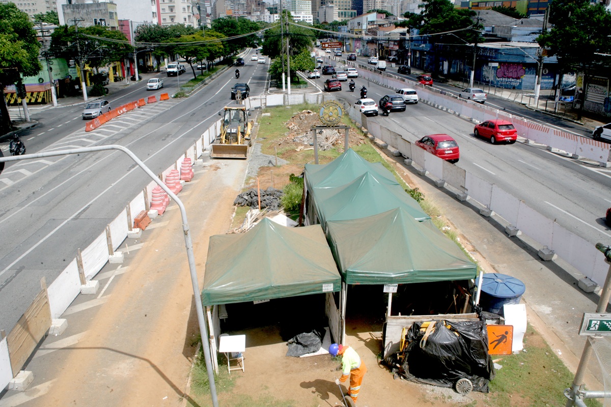 Obras do BRT Radial Leste/Gazeta de S.Paulo