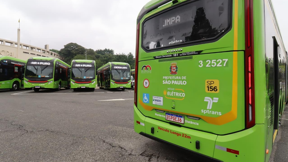 Além do ganho ambiental, a operação de ônibus elétricos pode ser até 65% mais barata/Renato Pinheiro/PMSP
