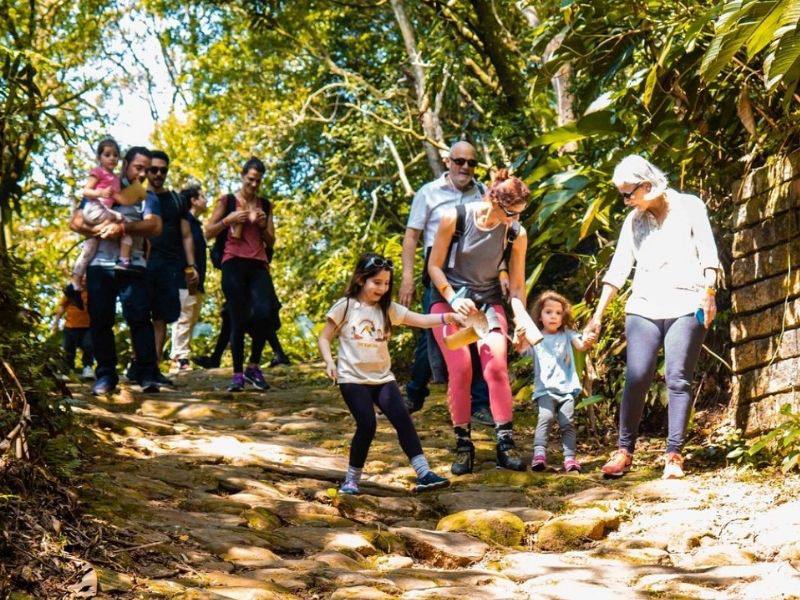 Percurso tem cerca de 8 km e passa por áreas preservadas da Mata Atlântica /Parque Caminhos do Mar