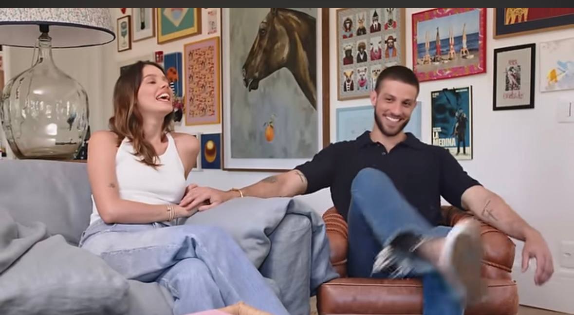 Ator mantém rotina discreta com Laura Neiva no Alto de Pinheiros /Reprodução/Youtube