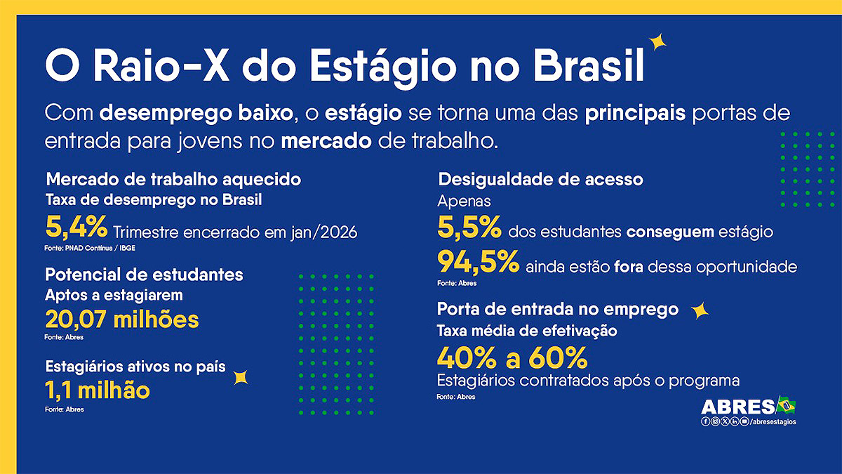 Raio X Estagiários Brasil