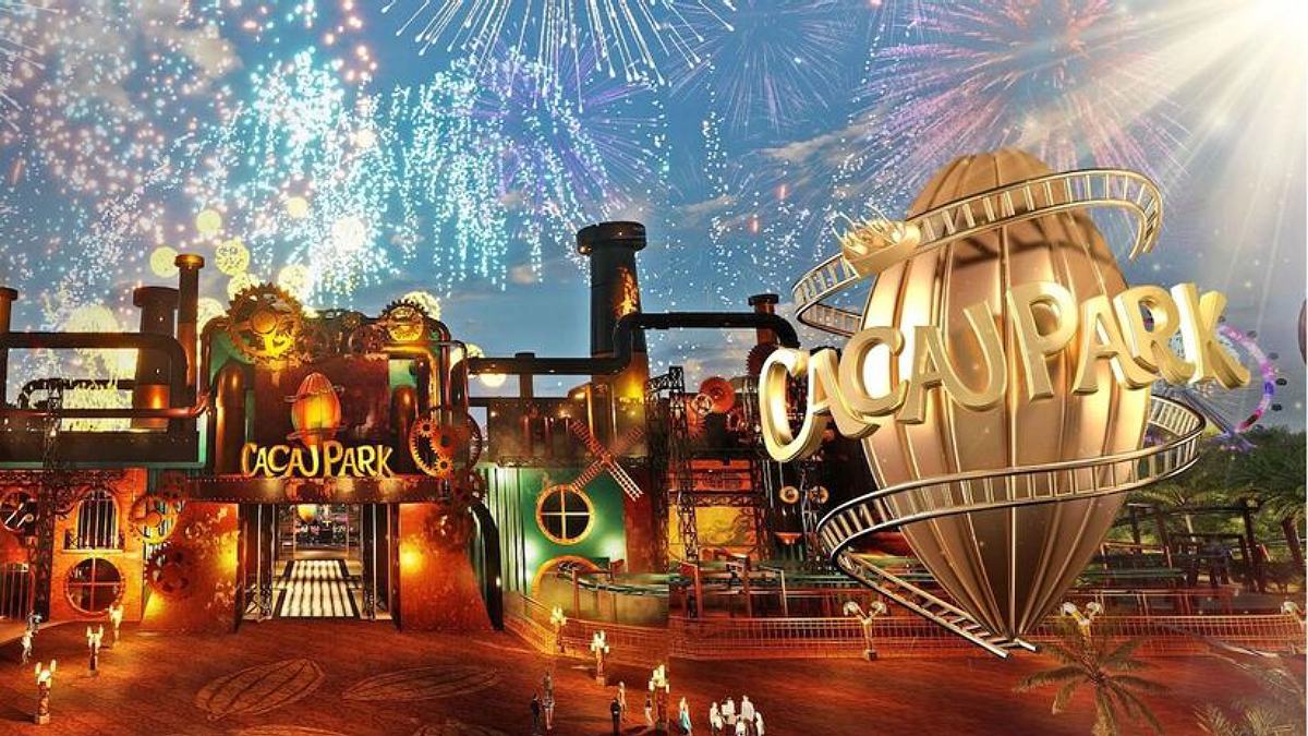 Cacau Park reunirá 70 atrações no total, incluindo 52 brinquedos