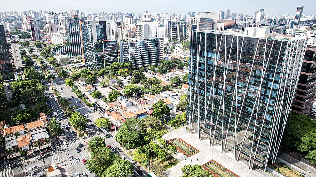 Vista aérea Faria Lima