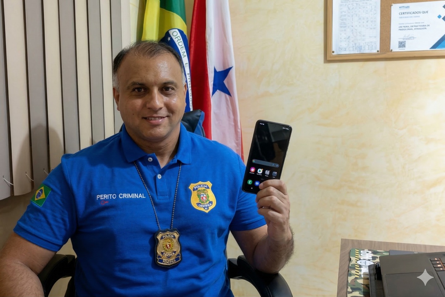 Perito criminal oficial Ibsen Maciel