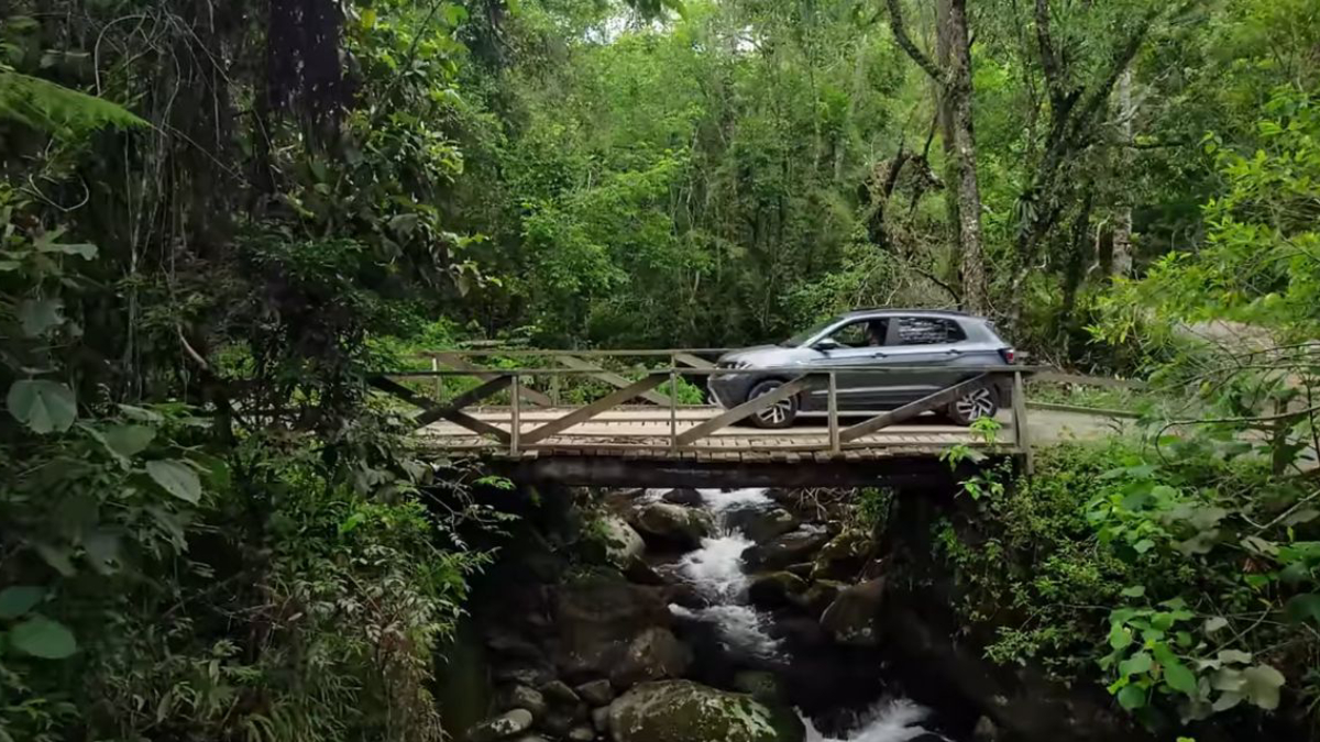 Cachoeiras e florestas atraem visitantes em busca de contato direto com a natureza (Reprodução: Youtube)