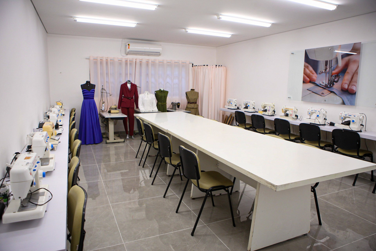 Taboão da Serra inaugura Escola de Moda e Beleza com 25 cursos gratuitos.