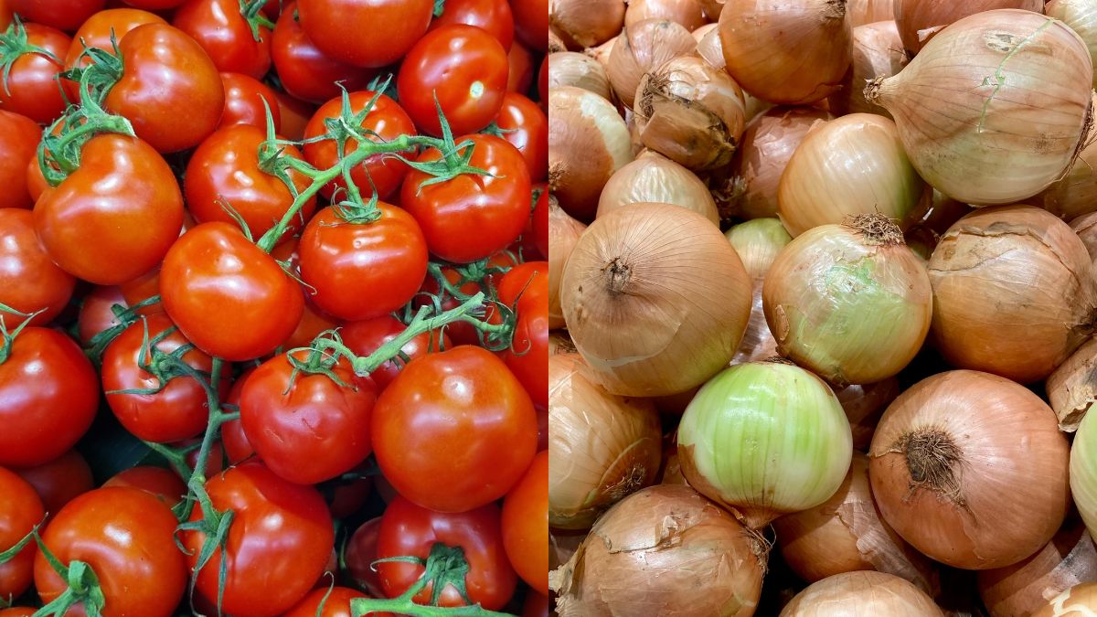 A alta de itens básicos como tomate e cebola pressionou o grupo de alimentos, exigindo malabarismo no orçamento doméstico. Ilustração/IA/Gazeta de S. Paulo